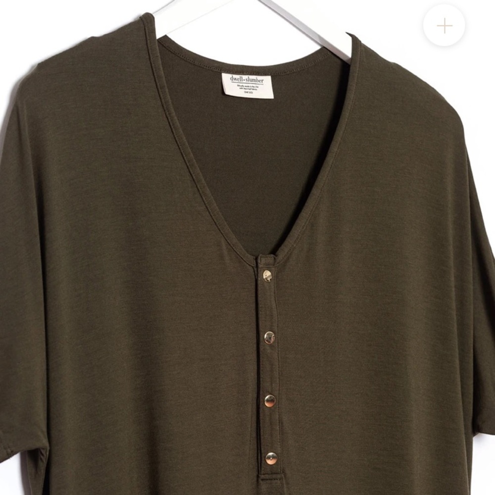 Dwell and slumber nursing friendly swing dress